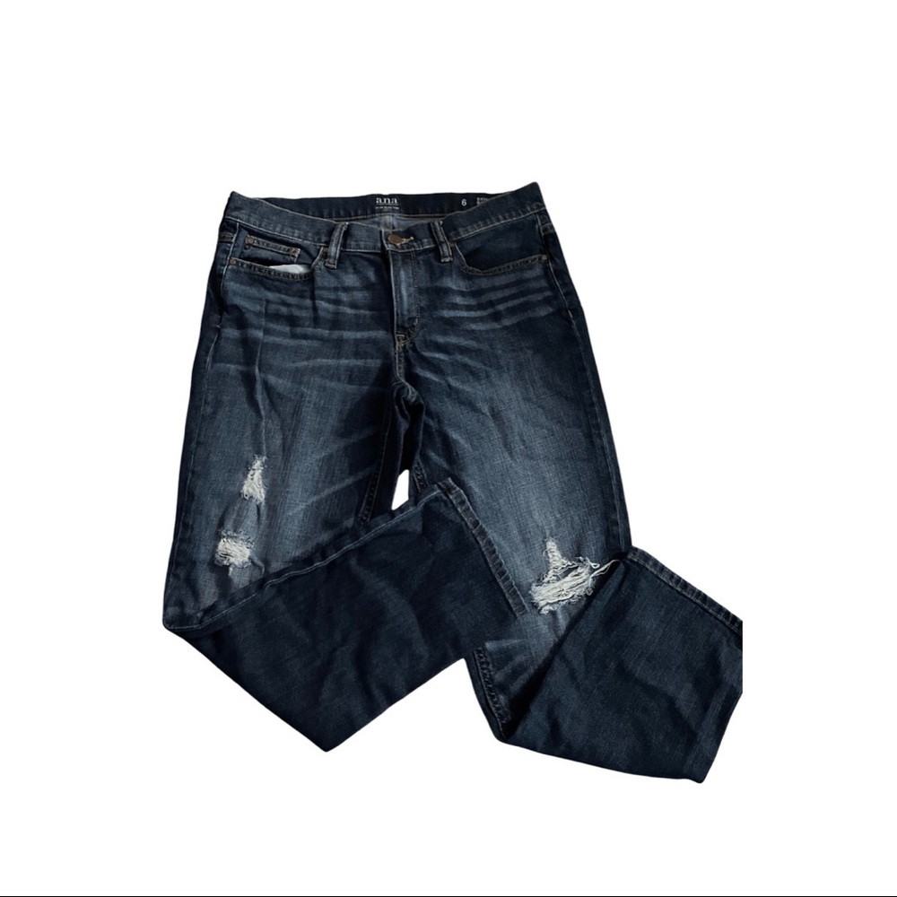 Mid-Rise Boyfriend Jeans